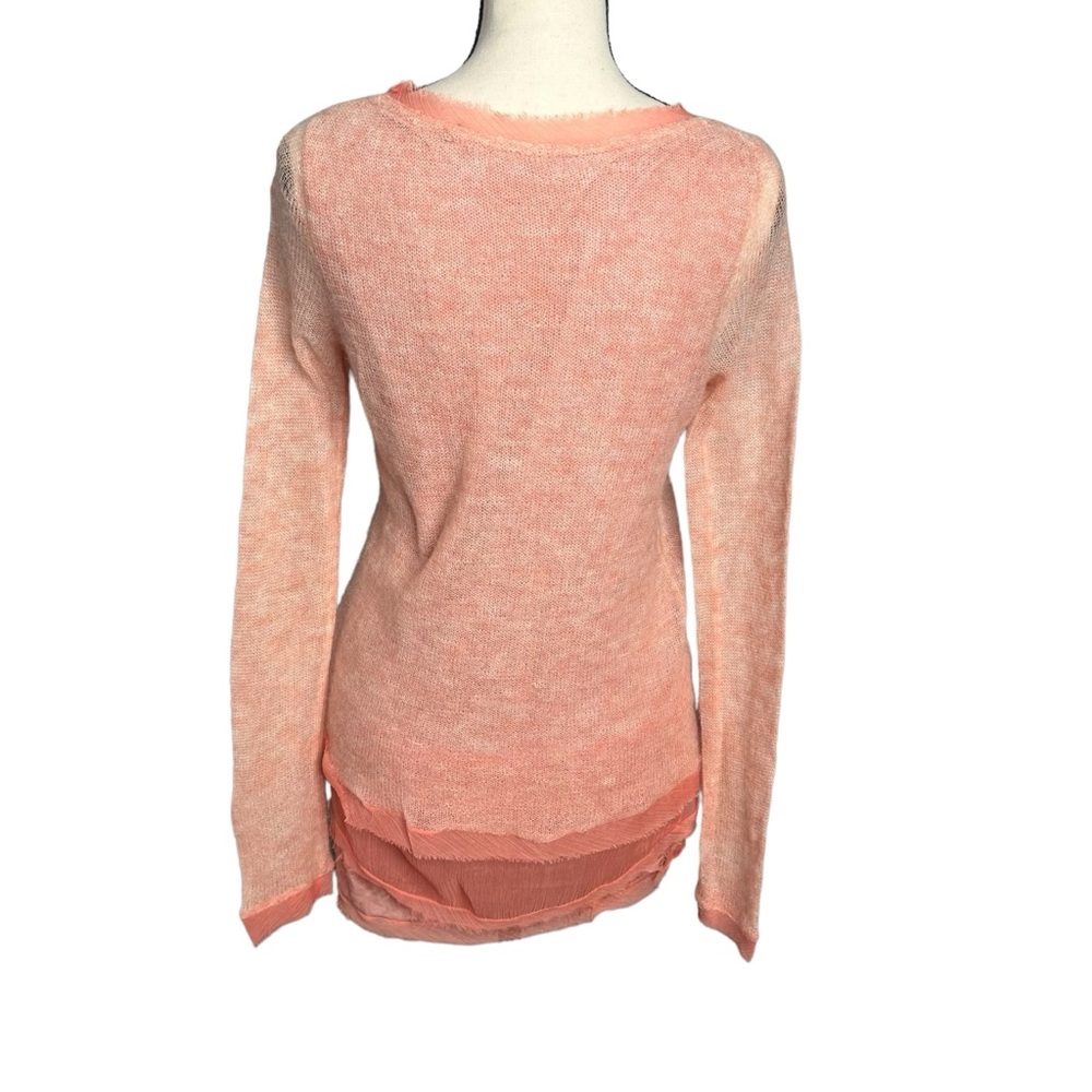 Anthropologie Knitted & Knotted Irina Alpaca Layered Sweater - Picture 4 of 11